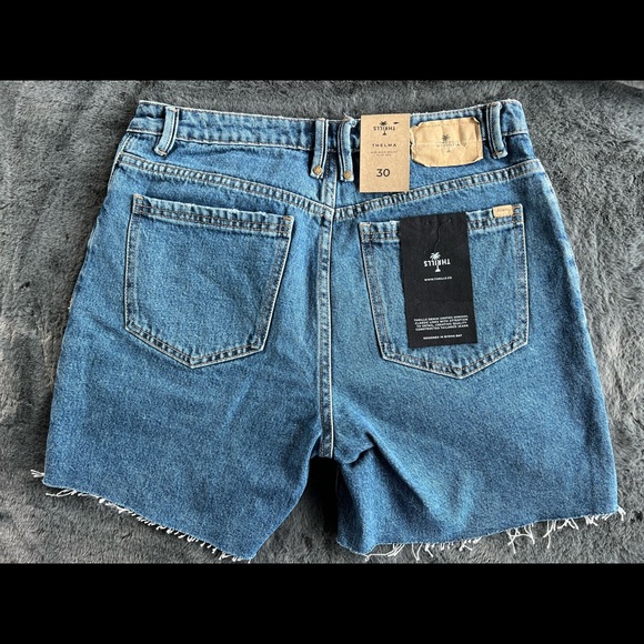 NWT Thills Thelma Short- Rinsed Blue - Picture 4 of 5